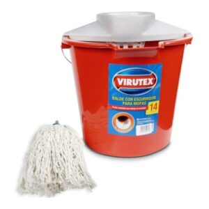 Balde Escurridor mas Trapeador Virutex