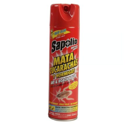 Insecticida Spray Sapolio Mata Cucarachas y Hormigas 360 ml