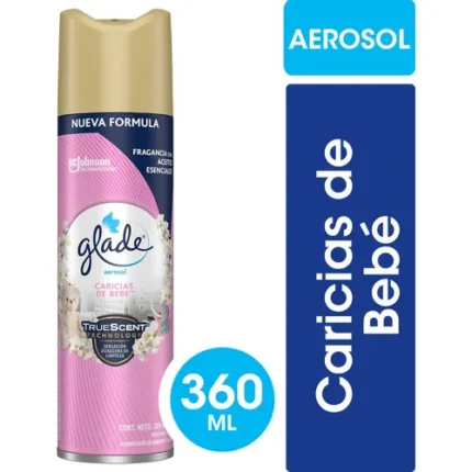 Ambientador Spray Glade Caricias de Bebé – 400 ml