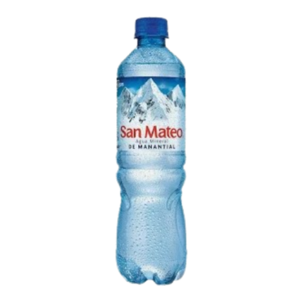 Agua Mineral San Mateo Con Gas Botella 600ml