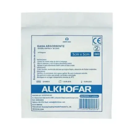 Gasa 10x10 X 5und Alkhofar