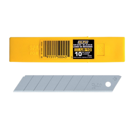 Repuesto Para Cutter De 18 Mm. Lb-10 Olfa Blister X 10 Unid
